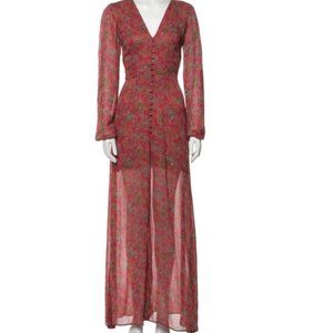 Reformation Floral Dress Maxi US 2